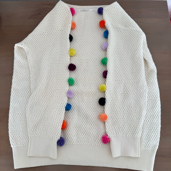 Anthropologie Emilia Pommed Pullover Boho Unique - Picture 6 of 13